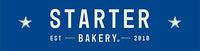 Starter Bakery logo with 'EST 2018' on a blue background
